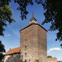 Bild Auch von der Spreepromenade aus gut sichtbar: Die St. Marienkirche Beeskow, Foto: Stadt Beeskow